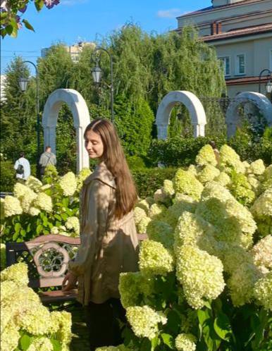 Игрок в теннис Копылова Арина